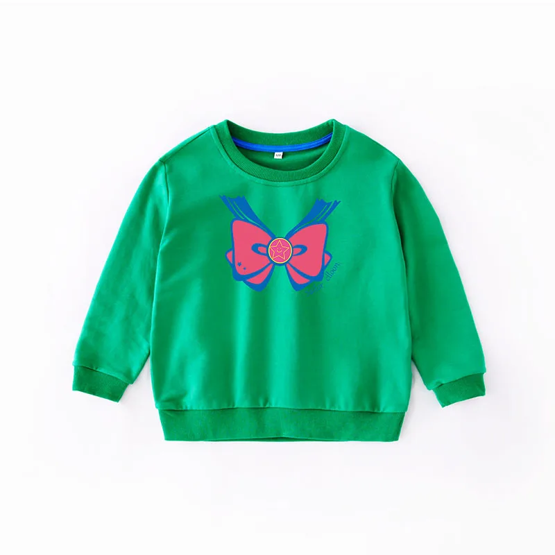 Children's Wear Cotton Children's Long-sleeved T-shirt Girls Bottoming Shirt Baby Long-sleeved Shirt Cute Bow Girls Tops Active