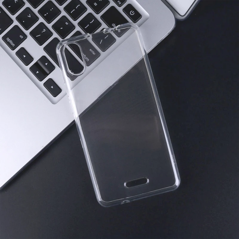 

For Wiko Y60 Casing Clear Transparent Case TPU Silicone Soft Squishy Anti-knock for Wiko Y60 Back Phone Cover Case