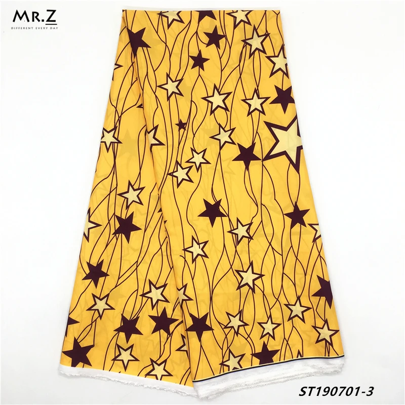 Mr. Z Новое поступление, атласная шелковая ткань, модная африканская восковая ткань, дизайн, экологически чистая шелковая ткань для вечерние