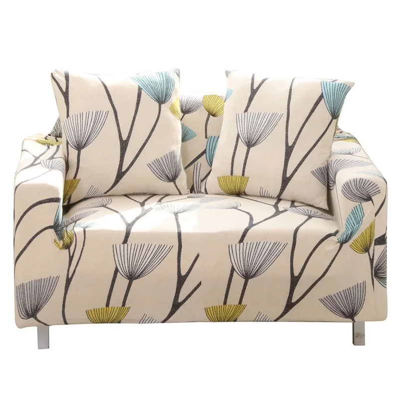 Single sofa cover 3 Универсальный чехол на диван из стрейч-материала, сплошной цвет, полное покрытие, диван, полотенце, однотонный чехол для дивана, эластичный пылезащитный чехол для 1-4 человек - Цвет: Single sofa cover 3