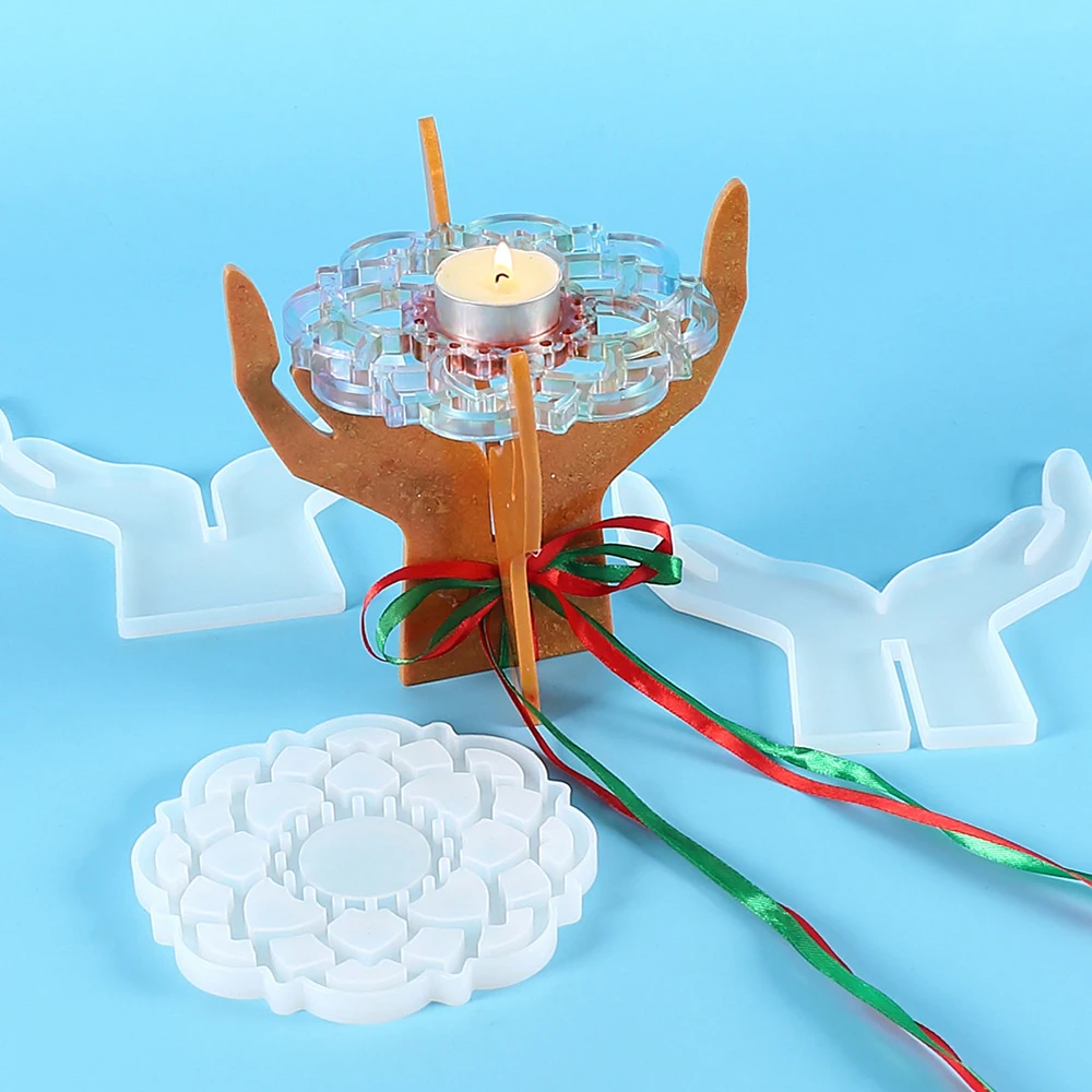 

Украшение для двух рук, силиконовые формы для литья смолы, для «сделай сам», прозрачный эпоксидный поднос, горшок, украшения, фотоформа, УФ эпоксидная смола ручной работы