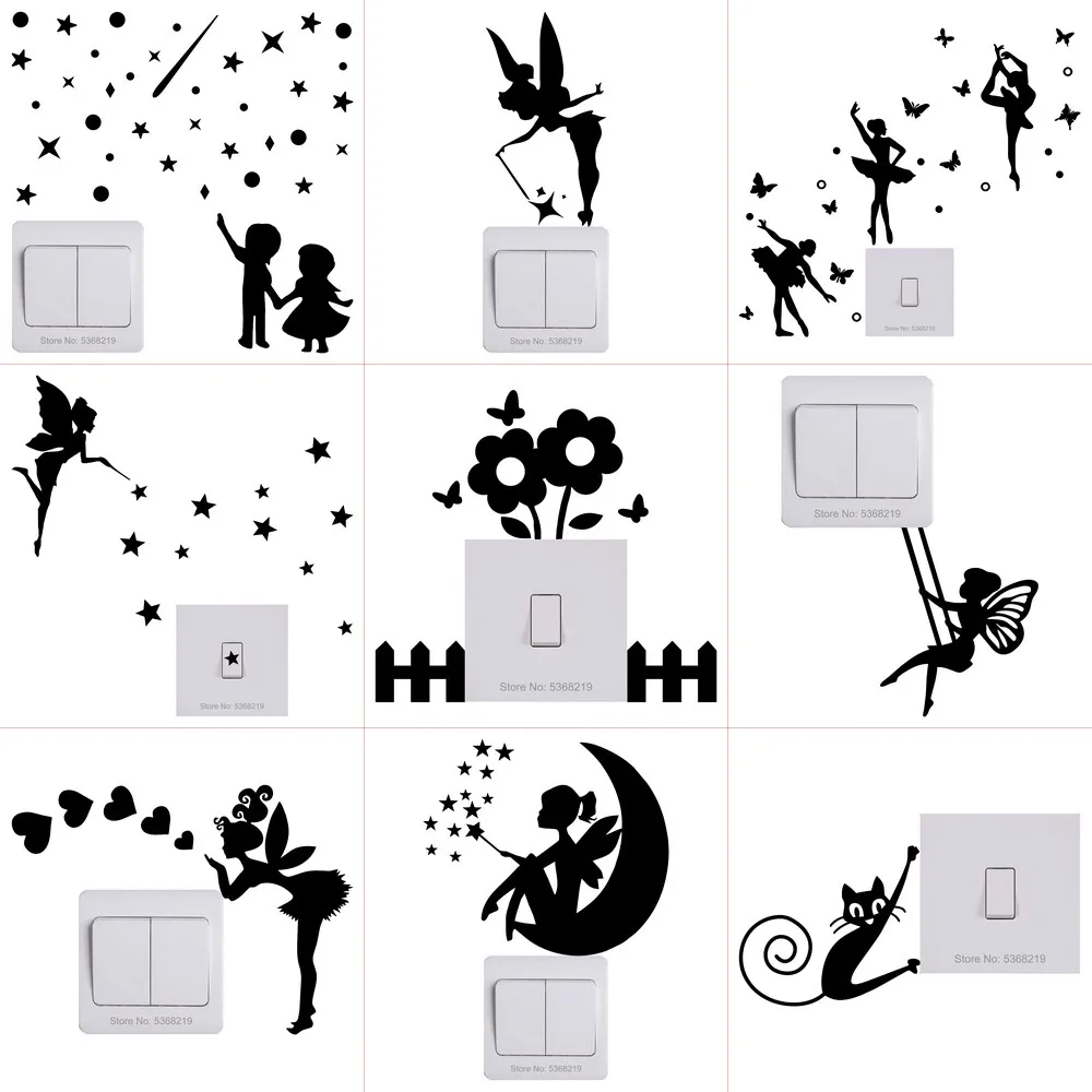 Living Room Decoration Bedroom Wall Stickers Home Decor Livingroom Child Boy Girl Children Kids Rooms Cartoon Decorative Sticker - 6