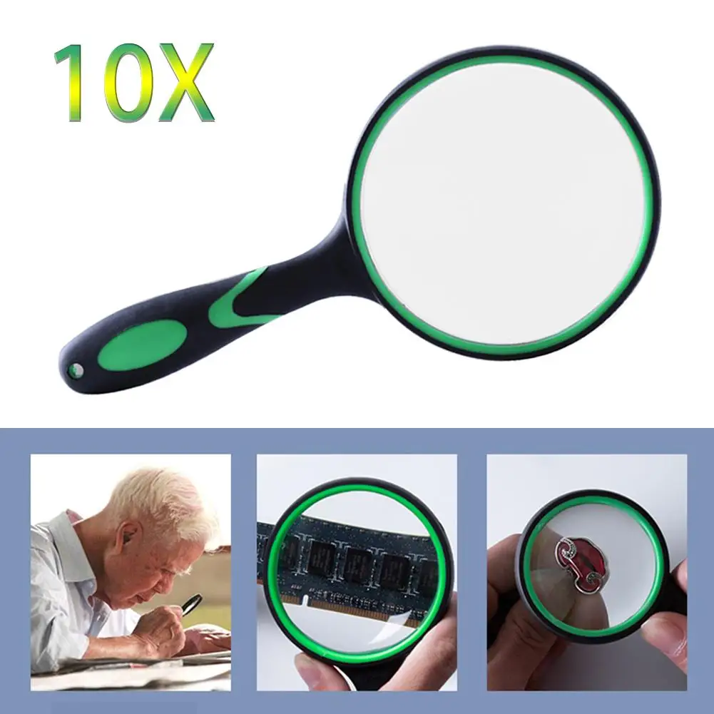 10X Handheld Magnifier Skillful Manufacture Superior Quality Portable Eye Loupe Antique Jade Jewelry Magnifying Glass | Инструменты