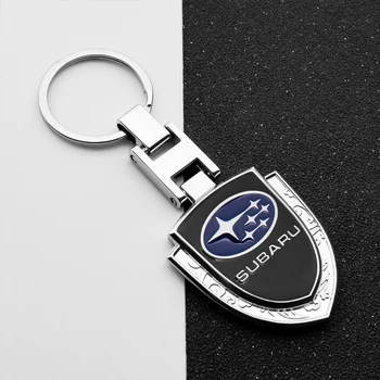 

Car styling Accessories decoration key chain metal Emblem key ring For Subaru WRX Impreza Impreza Forester Tribeca XV BRZ