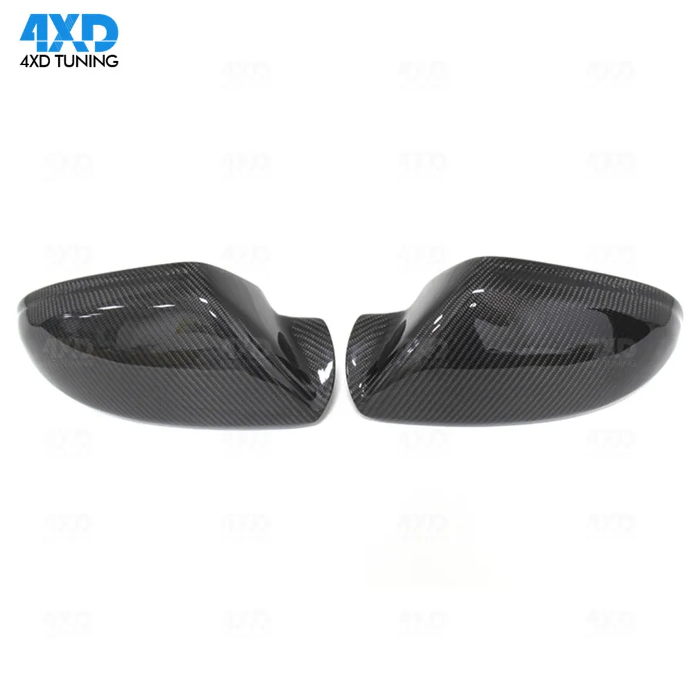 A6 C7 Carbon Fiber Mirror Cover For Audi RS6 S6 Side Rear View mirror case with& without lane assist 2012 -