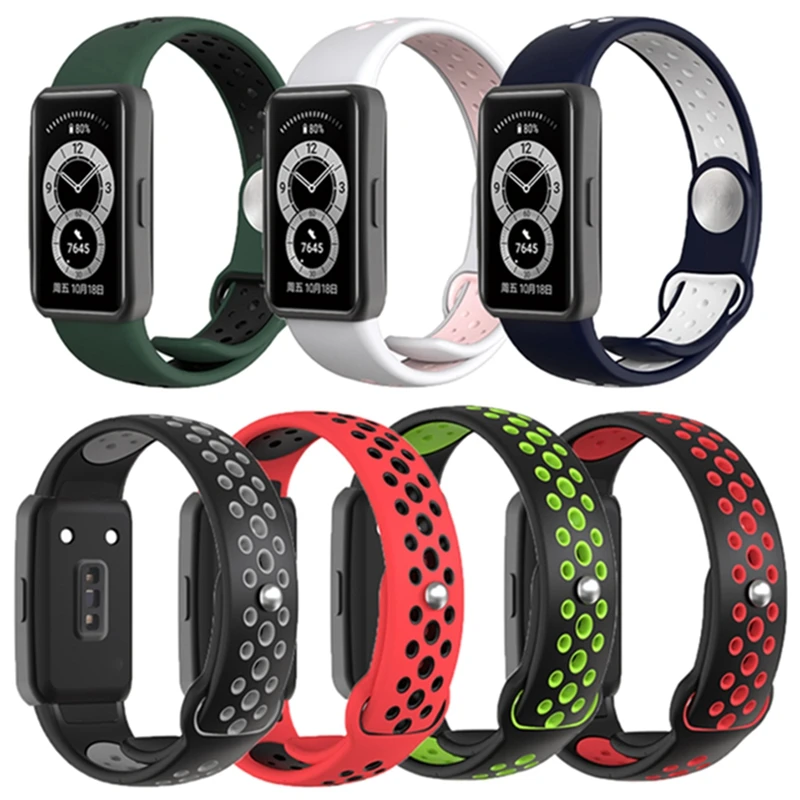 For Huawei Band 6 Strap Breathable Sport Replacement Strap Smart