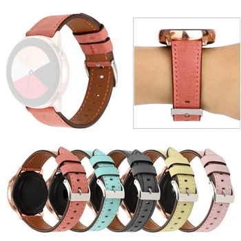 

Slim Premium Leather Band Replacement Strap For Samsung Galaxy Watch Active 40mm Replaceable Bracelet SmartWatch Accessories