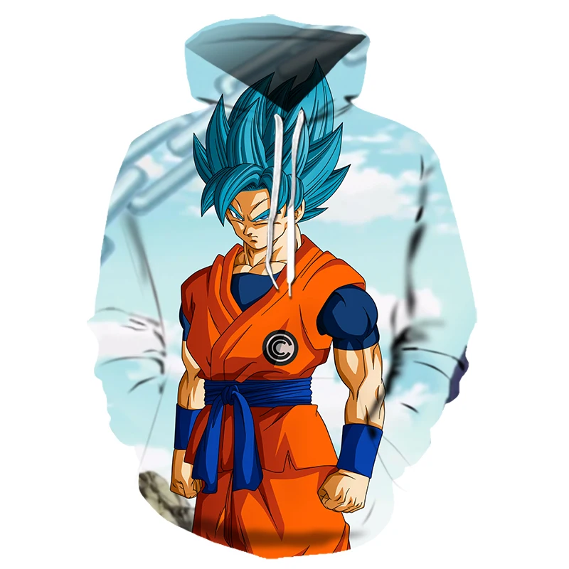 

Dragon Ball Z hoodies Mens Fashion 3D Printing Super Saiyan Son Goku Black Vegeta Dragonball 3D print hoodies
