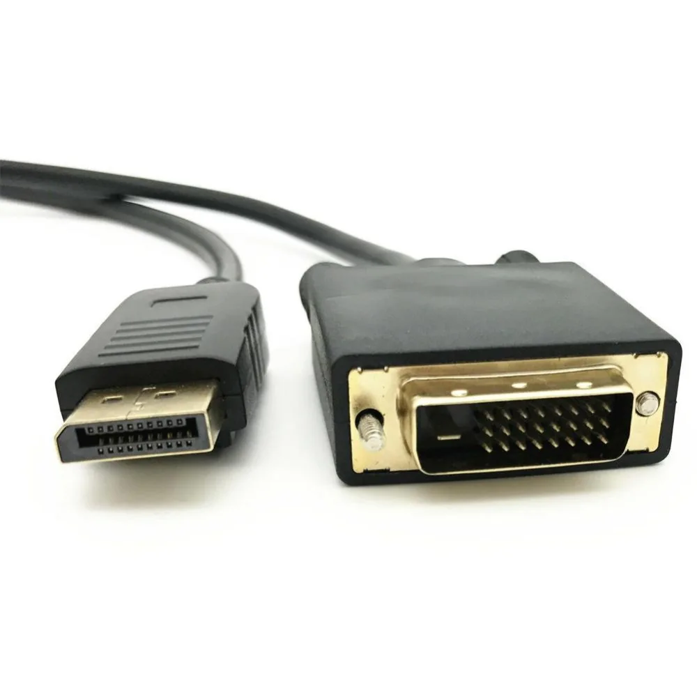 1,8 M Профессиональный DP-DVI шнур-переходник Высококачественный Дисплей порт папа-DVI-D 24+ 1Pin монитор для мужчин дисплей адаптер кабель
