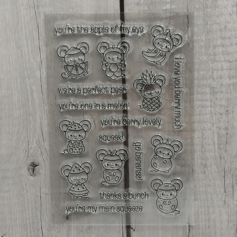 A0474 Clear stamps