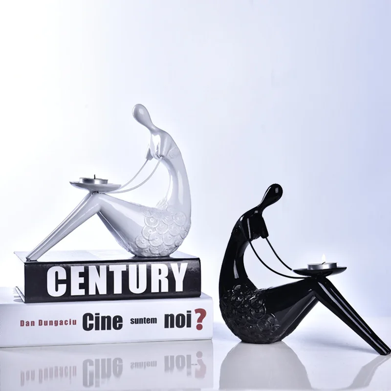 

Minimalist Modern European Style Figure Bookend Book End Resin Craft Creative Home Gift Book Stand Reading Stand Decorations