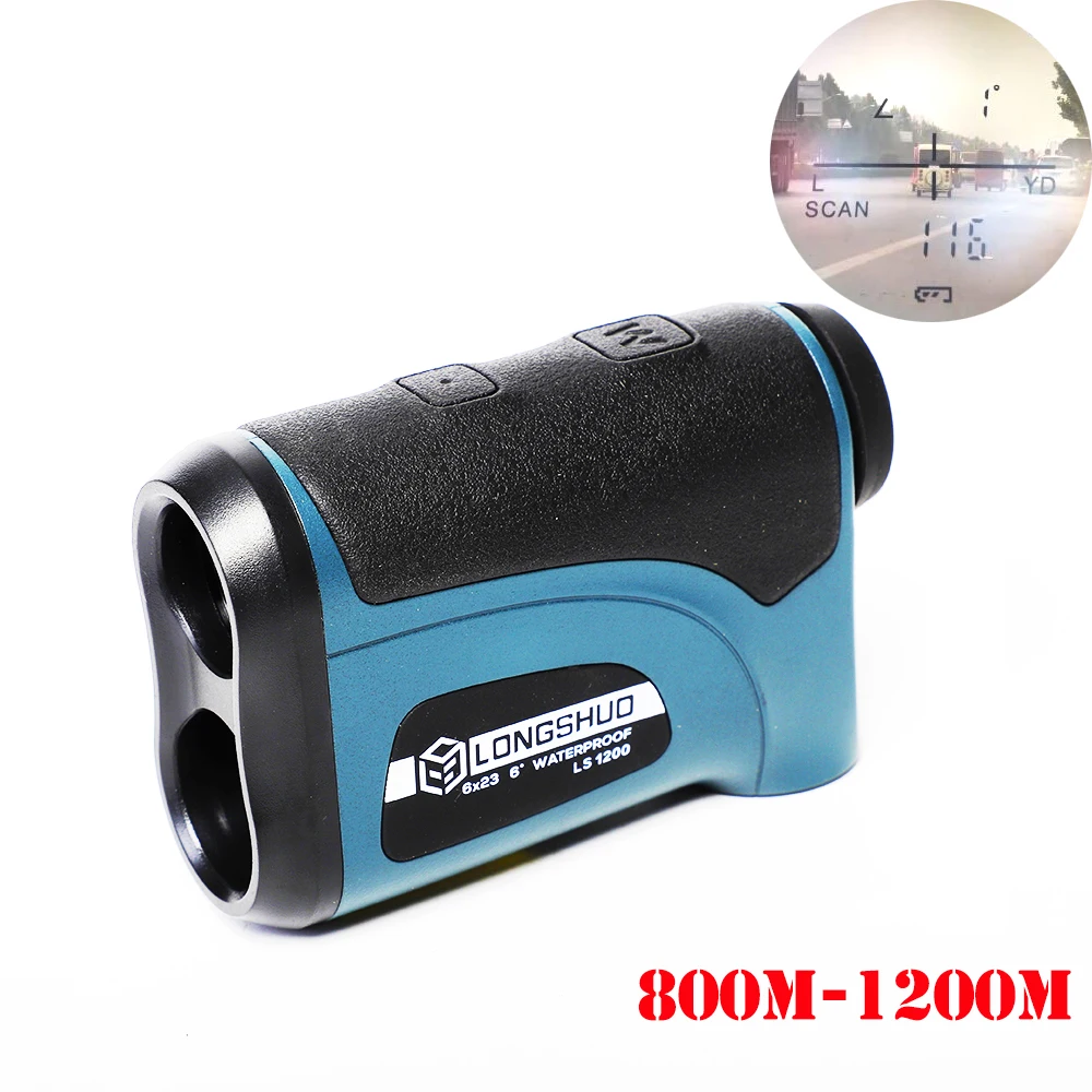 Laser Rangefinder Hunting 800m 1200m Telescope Laser Distance Meter Golf Digital Monocular Range Finder Angle Measuring Tool