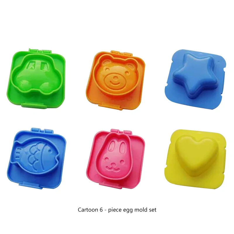 6 шт мультфильм суши Производитель кухонный инструмент для DIY Форма рисовых