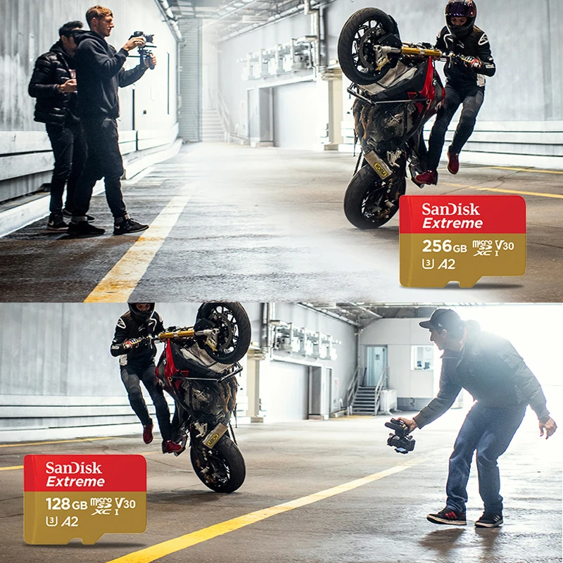 Sandisk Micro SD карта класс 10 TF карта 16 ГБ 32 ГБ 64 Гб 128 ГБ 200 ГБ карта памяти для экшн-камер или дронов Экстремальная карта microSD