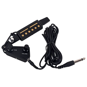 

12 Sound Holes Guitar Pickup Acoustic Electronic Sensor for Acoustic Guitar netic Preamp with Tone and Volume