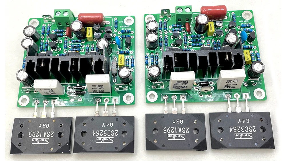 100w + 100w diy kits placa finalizada