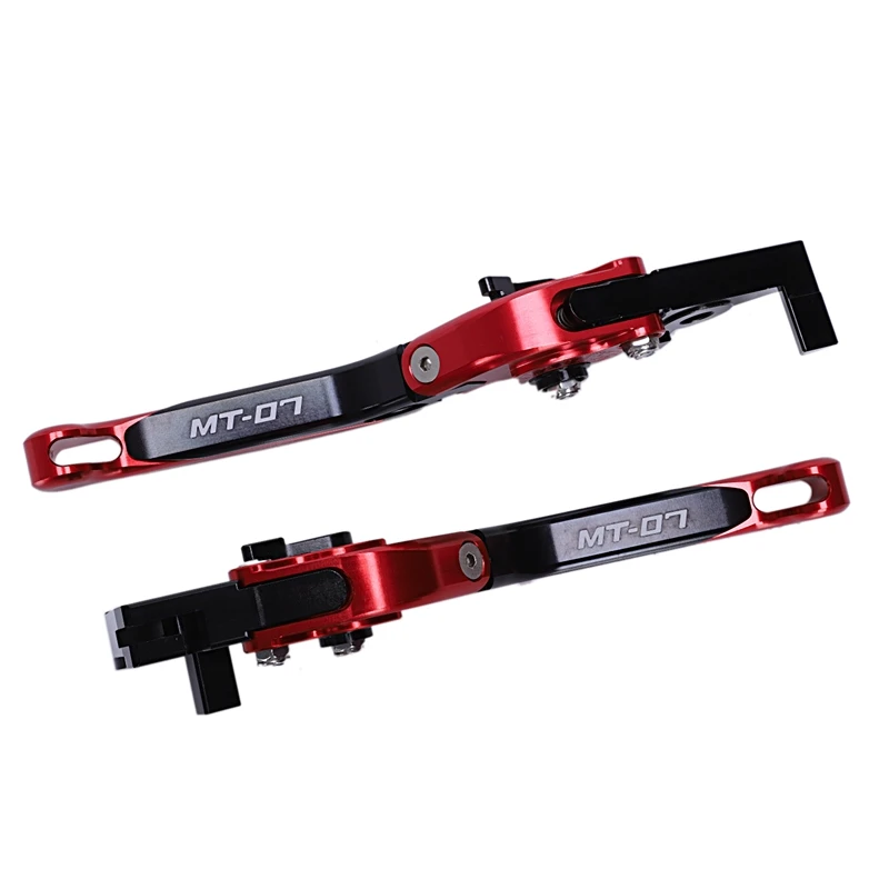 Аксессуары для мотоциклов алюминиевые Cnc Складные Выдвижные тормозные рычаги сцепления для Yamaha 07 Mt 07 Fz-07 Fz 07