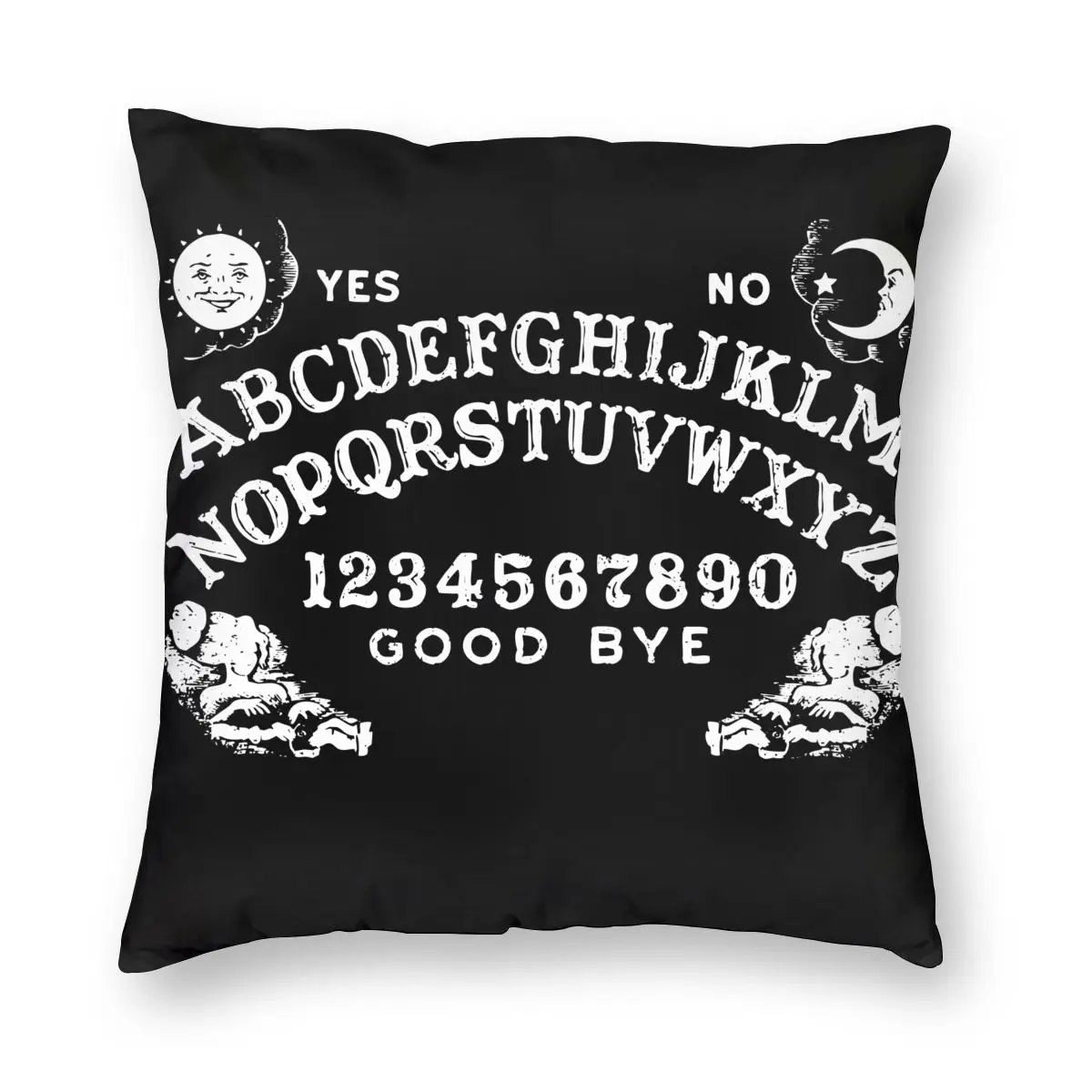 

Ouija Board Pillow Cover Home Decorative Occult Cushions Throw Pillow for Home Polyester Double-sided Printing Creative