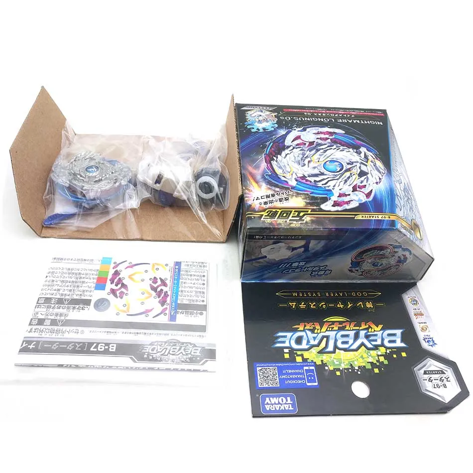 Takara Tomy Beyblade Burst B97 Бог серия кошмар holy gun взрывается кружащийся хулиган волчок bayblade b97