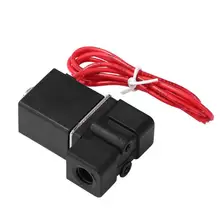 AC110V/220 V пластиковый электромагнитный клапан 2 способа прямого действия нормально закрытый клапан 1/" 1/4" прямого действия односторонний Соленоидный клапан