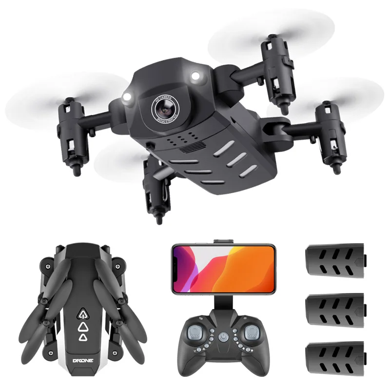Складной квадрокоптер AZMA KK8 2 4G wi-fi FPV 4K HD двойная камера | Игрушки и хобби
