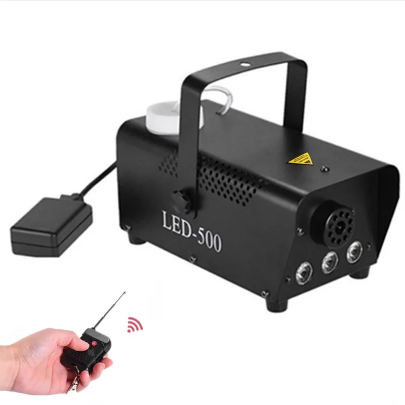 500 Вт светодиодный RGB Беспроводной дистанционного Управление машина тумана насос