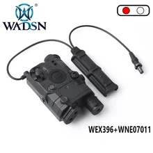WADSN Tactical LA-5 UHP красный точечный ИК-лазерный Белый светодиодный фонарик с двойным пультом дистанционного управления, подушечка для измерения давления, Охотничья лампа, оружие, наборы огней
