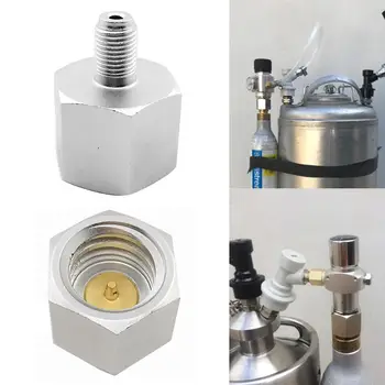 

3/8UNF-24 to CGA320 Soda Maker CO2 Cylinder Tank Refill Connector Adapter Kit
