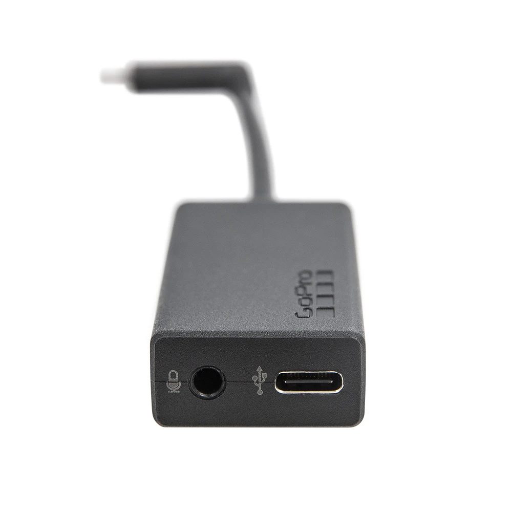 Оригинальный 3 5 мм GoPro микрофон адаптер для экшн камеры HERO 9 8 7 Город героев 6 Black/HERO5