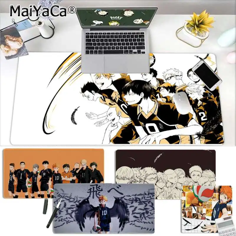 MaiYaCa горячие продажи Аниме Haikyuu большой коврик для мыши ПК компьютерный