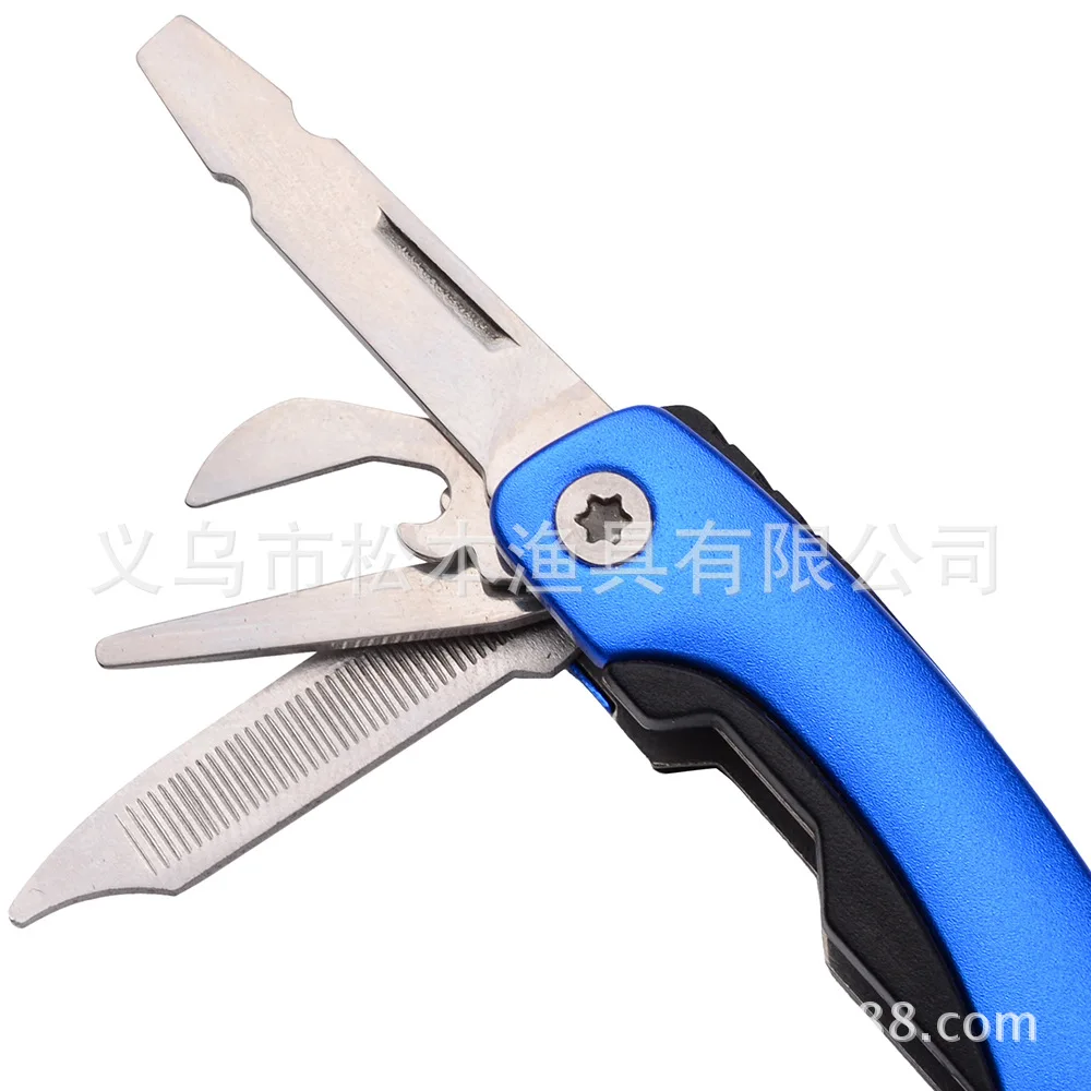 

Pro beros Foldable Multi-functional Forceps Fish Wire Scissors Fishing Plier Compatible Nylon Plier Cover Fishing Gear