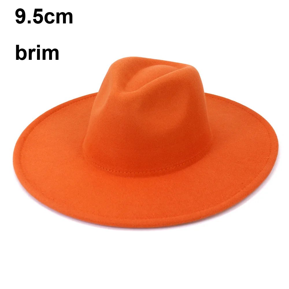 Men Wool Vintage Trilby Felt Fedora Hat 