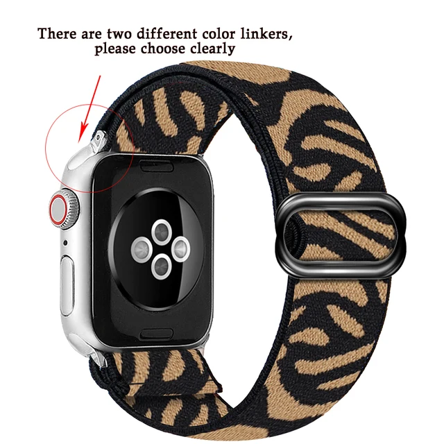 Soft and comfortable nylon Loop elastic buckle Apple watch band 38mm 42mm Series 7 SE654321 For iWatch Strap Bohemia braid  44mm 13
