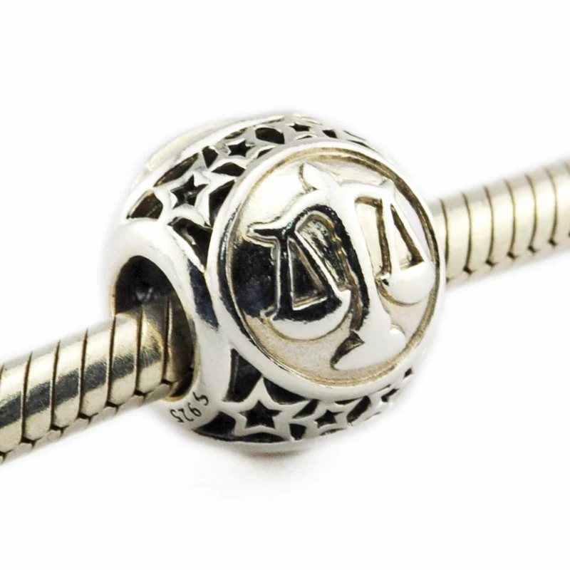 

Libra Star Sign Charm Beads for Silver 925 Original Charms Bracelets Women DIY Birthday Gift Vintage Beads for Jewelry Making