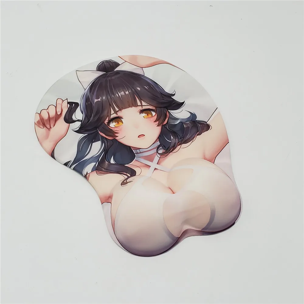 Azur Lane Takao HD 3D Chest Mouse Pad Office Wrist Rest Play Mat Otaku