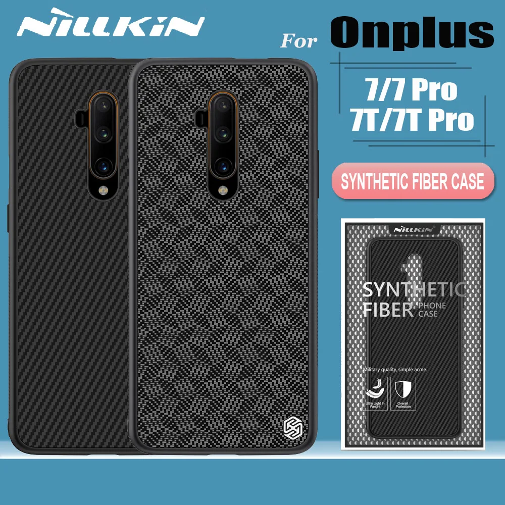 Чехол для Oneplus 7T 7 Pro 6 T, чехол Nillkin из углеродного синтетического волокна, жесткая полная крышка, чехол для телефона s для One Plus 7T Pro 7 Pro 6T CAPA