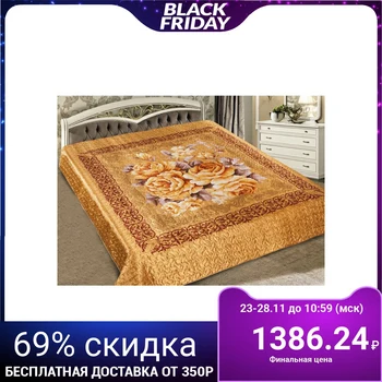 

Bedspread 3D Marianna Euro "Margarita", 200x220 cm, artificial silk