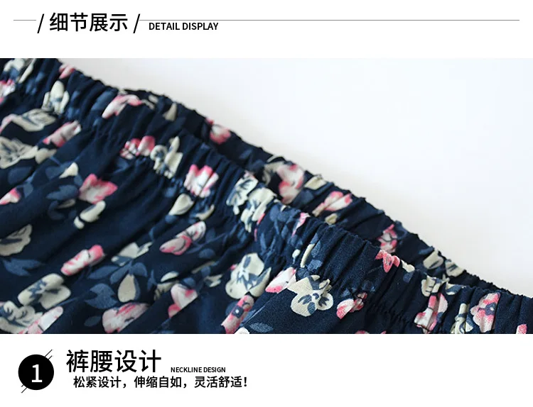 Летние тонкие штаны-фонарики из искусственного хлопка, большие размеры, свободные женские повседневные шаровары с редиской, Пляжные штаны с защитой от комаров