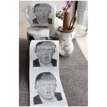 

Toilet brush home toilet Trang spoof Trump cute toilet brush cartoon fun toilet paper