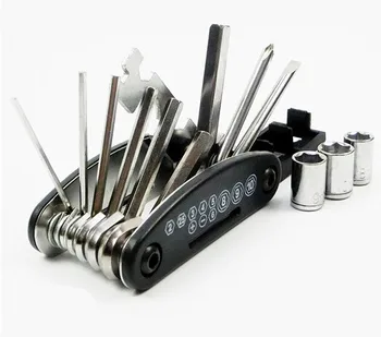 

15 In 1 Multi-Function Bike Motorcycle Mechanic Repair Tools Travel electric cars Allen Key Multi Hex Wrench Screwdriver Kits