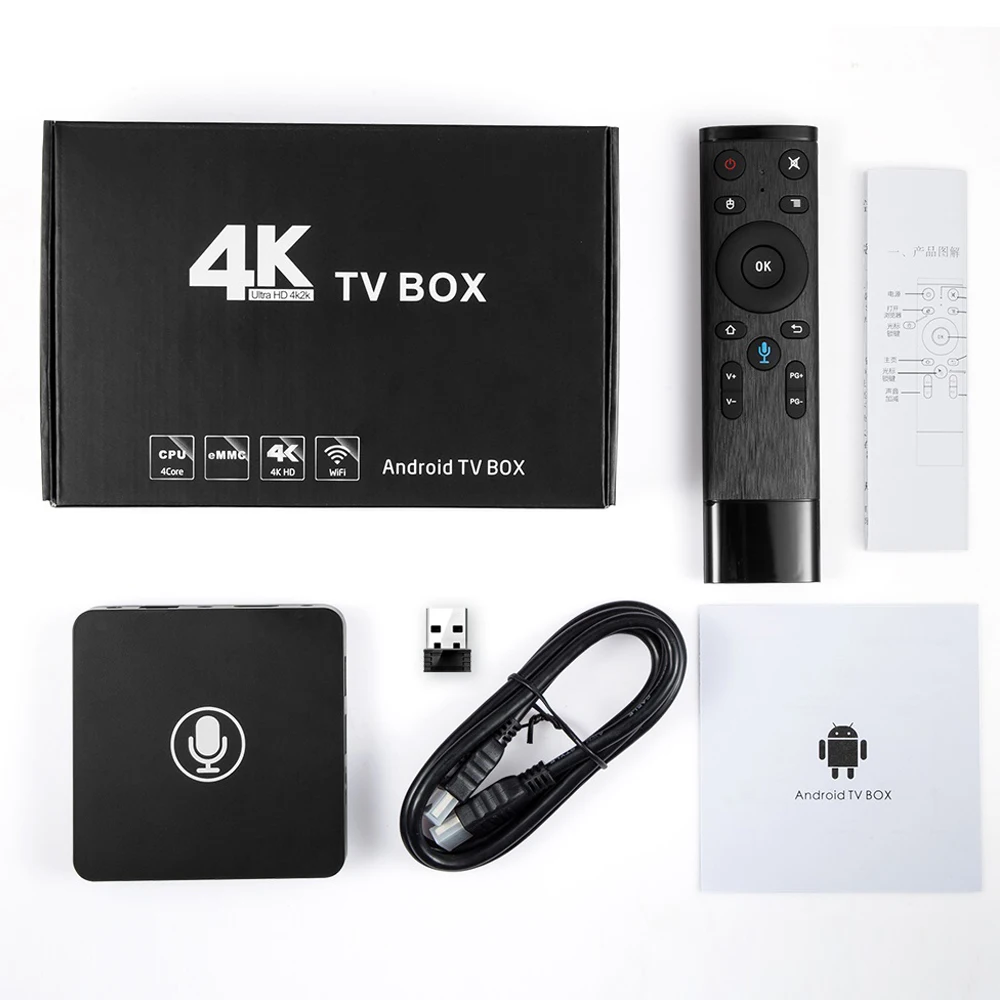 Приставка Смарт ТВ A95X Pro 2 + 16 ГБ 4 ядра Amlogic S905W Android 7 1|ТВ-приставки и медиаплееры| |