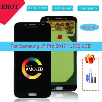 

100% tested original 5.5 AMOLED J7 pro 2017 LCD screen for Samsung Galaxy J7 Pro 2017 J730 J730F touch screen assembly