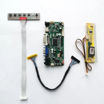 

Fit M216H1-L02/L05/L07 keyboard VGA HDMI DVI 1920*1080 LVDS 30Pins 21.6" 2Pcs CCFL M.NT68676 LCD screen controller board DIY kit