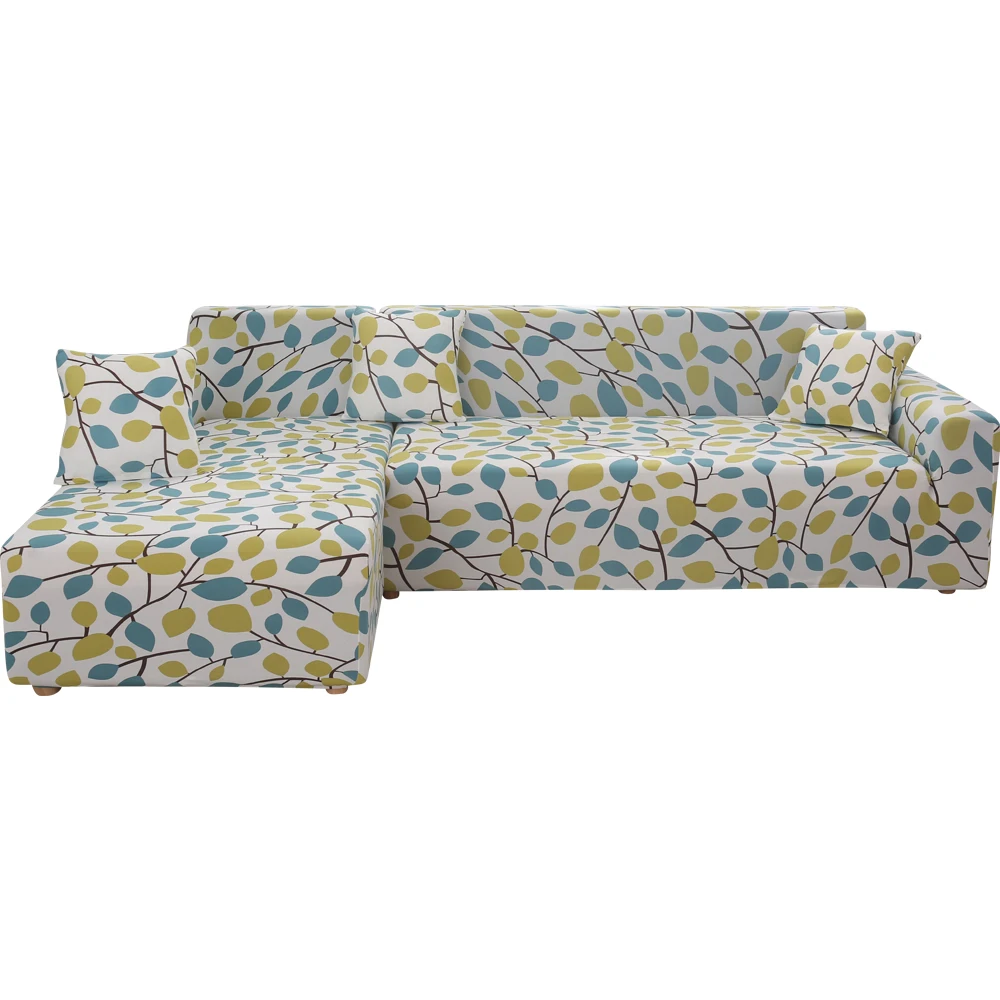 Универсальные эластичные чехлы для диванов l-образные для гостиной диванные полотенца Нескользящие чехлы для диванов - Цвет: C