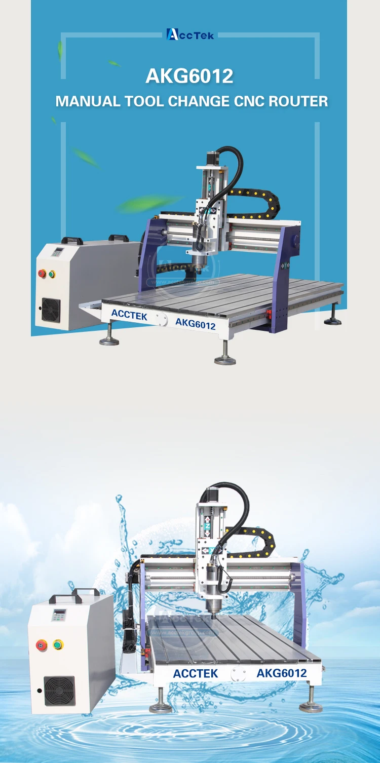 Jinan AccTek Мини Деревянный фрезерный станок с ЧПУ 6012/Мини гравировальный станок/мини фрезерный станок с ЧПУ Китай цена