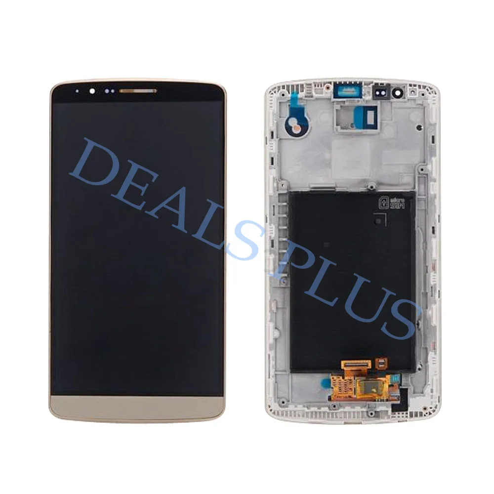 Nuovo Rimontaggio Per Lg G3 D850 D851 D855 Vs985 Display Lcd + Touch Screen Con Telaio Di Montaggio 5.5-Inch