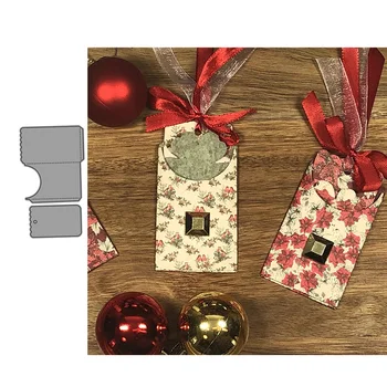 

JC Greeting Card Tag Metal Cutting Dies for Scrapbooking Die Cut DIY Design Make Shape Stencil Craft Mold Mould Decor Template