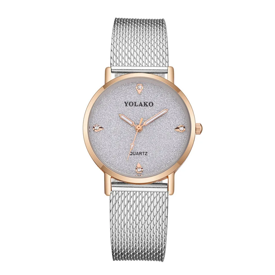 

Europe And America Popular PVC Grid Watch Strap Ladies' Watch Ultra-Thin Series Quartz Decoration Casual Watch