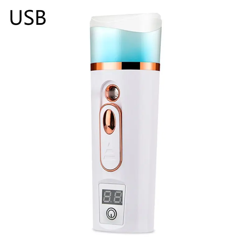 Нано холодный Спрей Инструмент для увлажнения usb зарядка портативный опрыскиватель увлажнение кожи на лице Увлажнитель D0AB