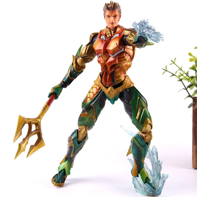 DC Comics Figure Justice League Play Arts Aquaman Super Hero Justice League Aquaman Action Figure P